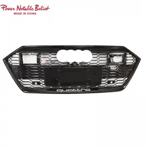 RS7 hood grill for Audi A7 S7 C8 with ACC front bumper center grill