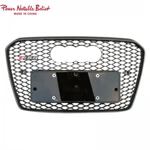 RS5 style front bumper grill for Audi A5 S5 B8.5 honeycomb grill RS frame quattro