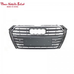 S4 RS4 car grill for Audi A4 S4 B9 honeycomb front bumper grille facelift auto grills