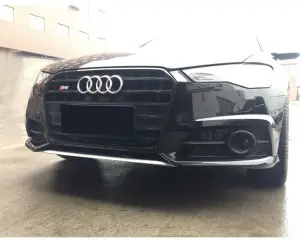 C7 PA RS6 front bumper grill for Audi A6 S6 C7.5 quattro grille
