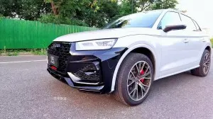 RSQ5 SQ5 style grill for Audi Q5 SQ5 B9 honeycomb front grille