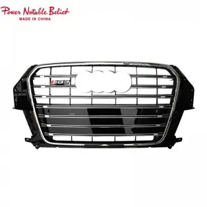 RSQ3 SQ3 style front honeycomb grille for Audi Q3 SQ3 2013-2015 upgrade grill