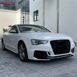 Audi A5 B8.5 change to RS5 B9 front bumper with grill for audi A5 12-16
