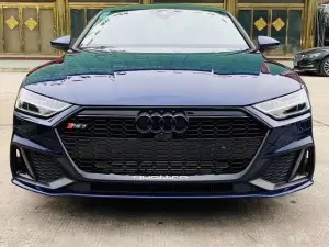 RS7 hood grill for Audi A7 S7 C8 with ACC front bumper center grill