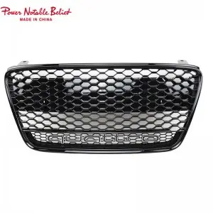 R8 front grille for Audi R8 2007-2013 RS style mesh front bumper hood grill