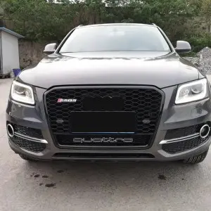 RSQ5 SQ5 honeycomb grills for Audi Q5 SQ5 B8.5 front bumper grille 2013-2018