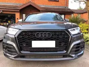 RSQ5 SQ5 style grill for Audi Q5 SQ5 B9 honeycomb front grille