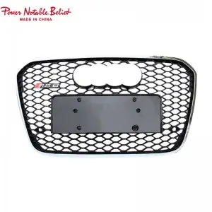 RS6 Front grill for Audi A6 S6 C7 center honeycomb grille