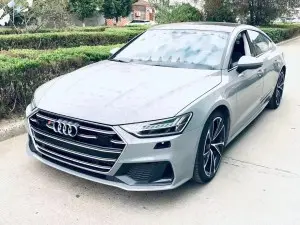 RS7 hood grill for Audi A7 S7 C8 with ACC front bumper center grill