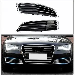 Audi Front Bumper Fog Light Grill Cover Racing Grills For AUDI A8 S8 D4