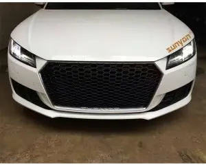TTRS TTS facelift mesh grille for Audi TT TTS MK3 FV 8S front bumper grille 2015-2019