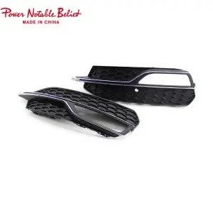 Audi fog grill S-line A3 S3 honeycomb A3 fog lamp cover for Audi A3 13-16