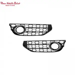 Audi A4 S4 B8 Front Fog lamp grill honeycomb sline fog light cover 08-12