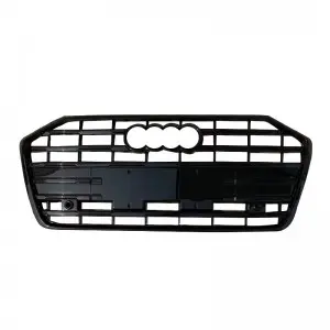 RS6 front bumper grille for audi A6 A6L S6 C8 honeycomb grill