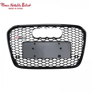 RS6 Front grill for Audi A6 S6 C7 center honeycomb grille