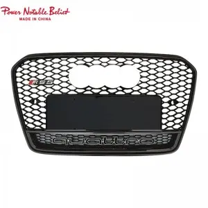 RS5 style front bumper grill for Audi A5 S5 B8.5 honeycomb grill RS frame quattro