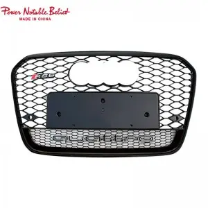 RS6 Front grill for Audi A6 S6 C7 center honeycomb grille