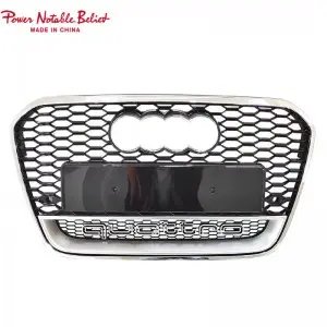 RS6 Front grill for Audi A6 S6 C7 center honeycomb grille