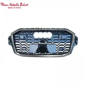 RSQ7 SQ7 front bumper grill for Audi Q7 SQ7 2020-2023 grille with ACC hole