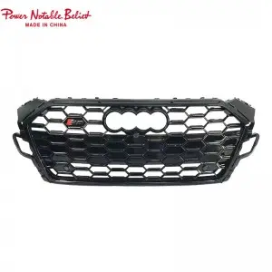 RS5 Front Bumper Grille For Audi A5 S5 B9PA Hood Front Bumper Grill