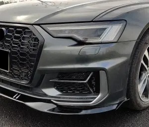 Front Bumper Fog Light Lamp Grill cover Grille for Audi A6 C8 C8PA 20-25