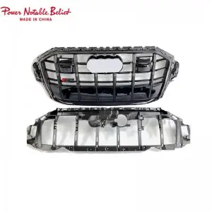 RSQ7 SQ7 front bumper grill for Audi Q7 SQ7 2020-2023 grille with ACC hole