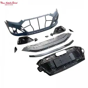 Audi A5 B9 full body kits upgrade to B9.5 RS5 style bumper diffuser grill front lip 20-24