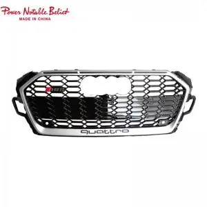 RS5 Front Bumper Grille For Audi A5 S5 B9PA Hood Front Bumper Grill