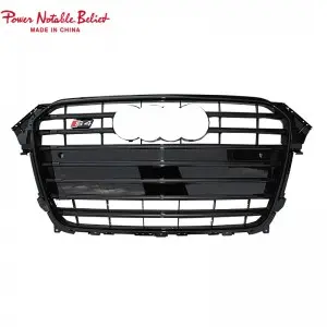 Upgrade Audi RS4 Style Front Grille Hex Mesh Honeycomb Hood Grill Fits A4 S4 B8.5