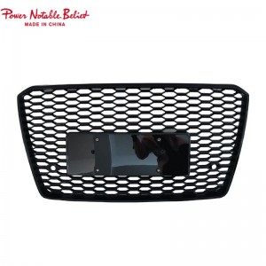 W12 S8 RS8 front grille for Audi A8 A8L S8 D4 PA center honeycomb grill