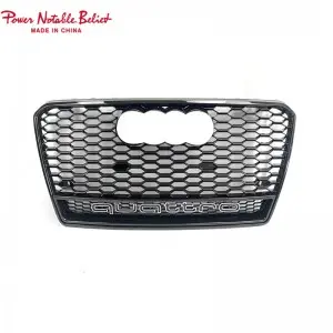 RS7 S7 front bumper grille quattro For Audi A7 S7 C7 center honeycomb grill