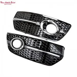 RSQ5 Fog grill for Audi Q5 SQ5 ABS fog honeycomb mesh grille 10-12