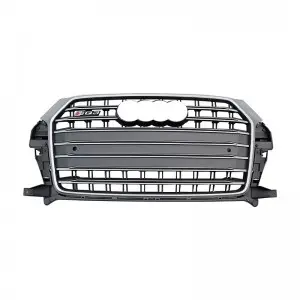 RSQ3 SQ3 ABS auto grille for Audi Q3 2016-2019 radiator honeycomb grills front bumper grill