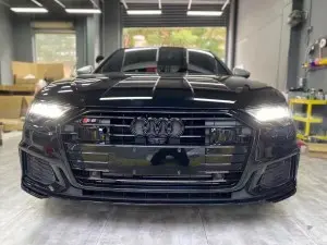 RS6 front bumper grille for audi A6 A6L S6 C8 honeycomb grill