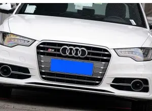 RS6 Front grill for Audi A6 S6 C7 center honeycomb grille