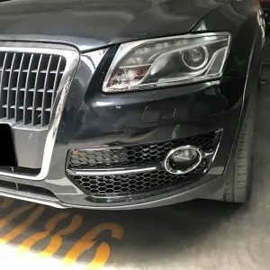 RSQ5 Fog grill for Audi Q5 SQ5 ABS fog honeycomb mesh grille 10-12