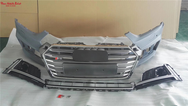 Audi S5 B9.5 style front bumper and grill for Audi A5 B9.5 20-24 6