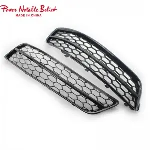 RS3 Led Fog lamp cover honeycomb Grills for audi A3 8P 2007-2012