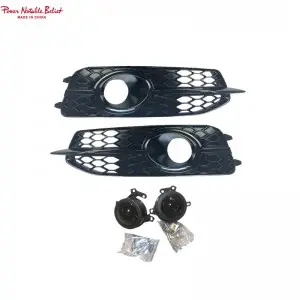 Fog Light Cover SET 12-15 for Audi A6 C7 Fog Lamp Grille