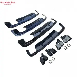 Audi S4 rear diffuser pipe for Audi A4L S line 20-24