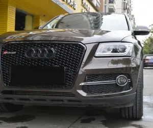 RSQ5 SQ5 honeycomb grills for Audi Q5 SQ5 B8.5 front bumper grille 2013-2018