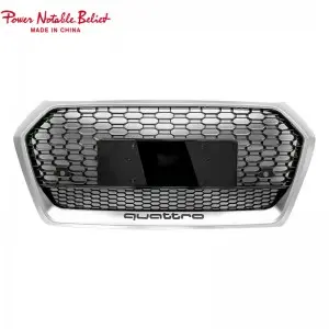 RSQ5 SQ5 style grill for Audi Q5 SQ5 B9 honeycomb front grille