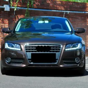 Honeycomb fog lamp grill for Audi A5 B8 S-line S5 09-11