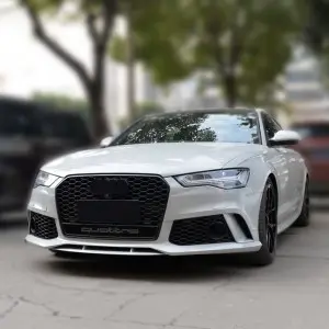 C7 PA RS6 front bumper grill for Audi A6 S6 C7.5 quattro grille