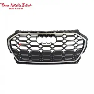 RSQ5 SQ5 front honeycomb radiator grill for Audi Q5 SQ5 2022-2025 mesh bumper grille