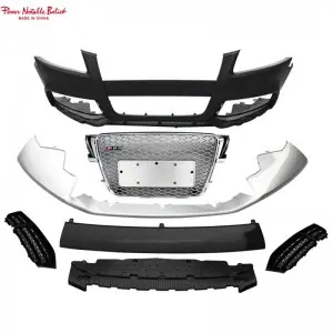 RS5 style bumper for Audi A5 S5 B8 with front grill front lip 2009-2011
