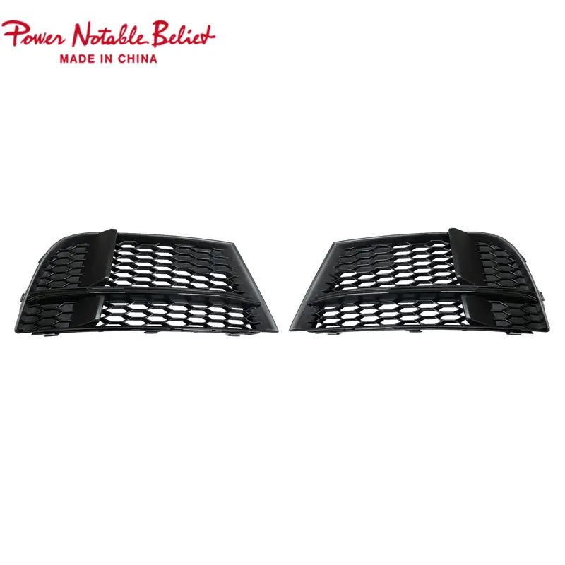 RS3 fog lamp grill for Audi A3 S-line or S3 Honeycomb style Sedan Hatchback 17-19 (1)