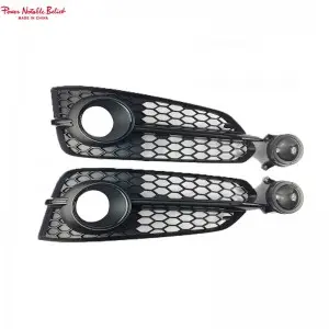 Fog Light Grill For Audi S-line A8 D4 PA 15-18 Fog Lamp Grill Racing