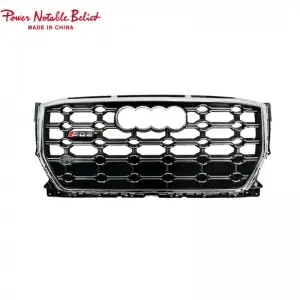 RSQ2 SQ2 grille for Audi Q2 Q2L center honeycomb grill 2021-2024