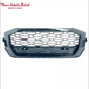 Audi Q8 SQ8 front grill change to RSQ8 SQ8 2017-2023 quattro style honeycomb grille